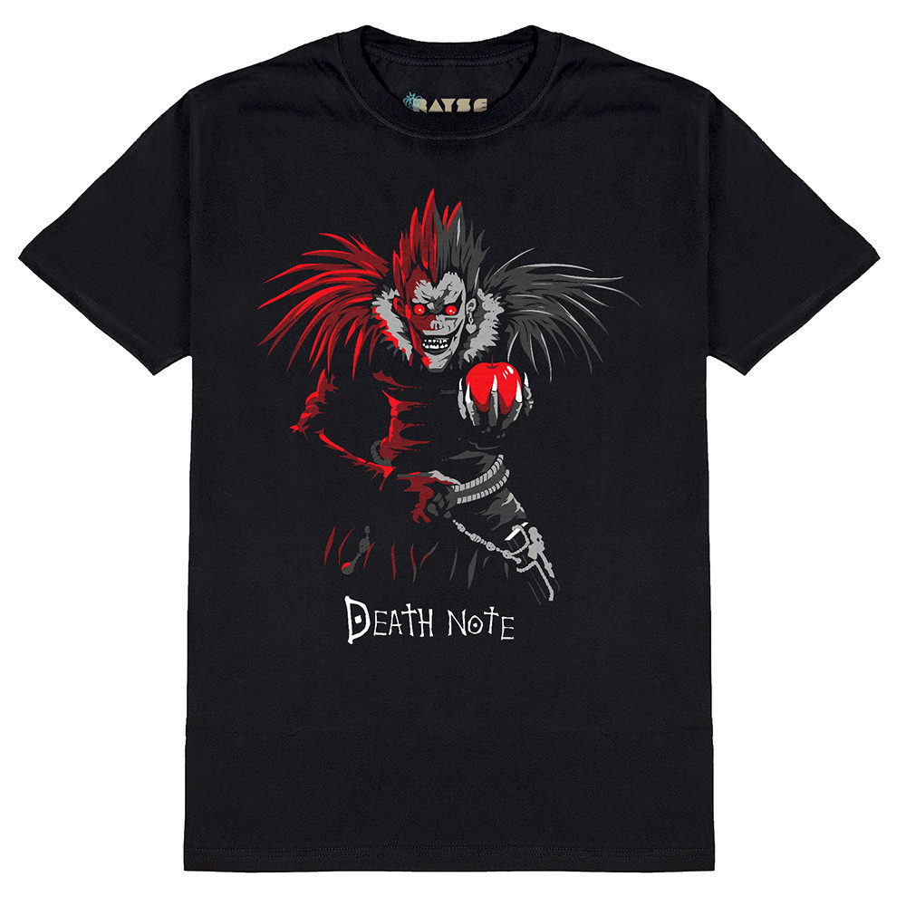 Camiseta Masculina Algodão Premium Premium Death Note Ryuk Shinigami Maça Envio Em Até 4 Horas Envio Relâmpago