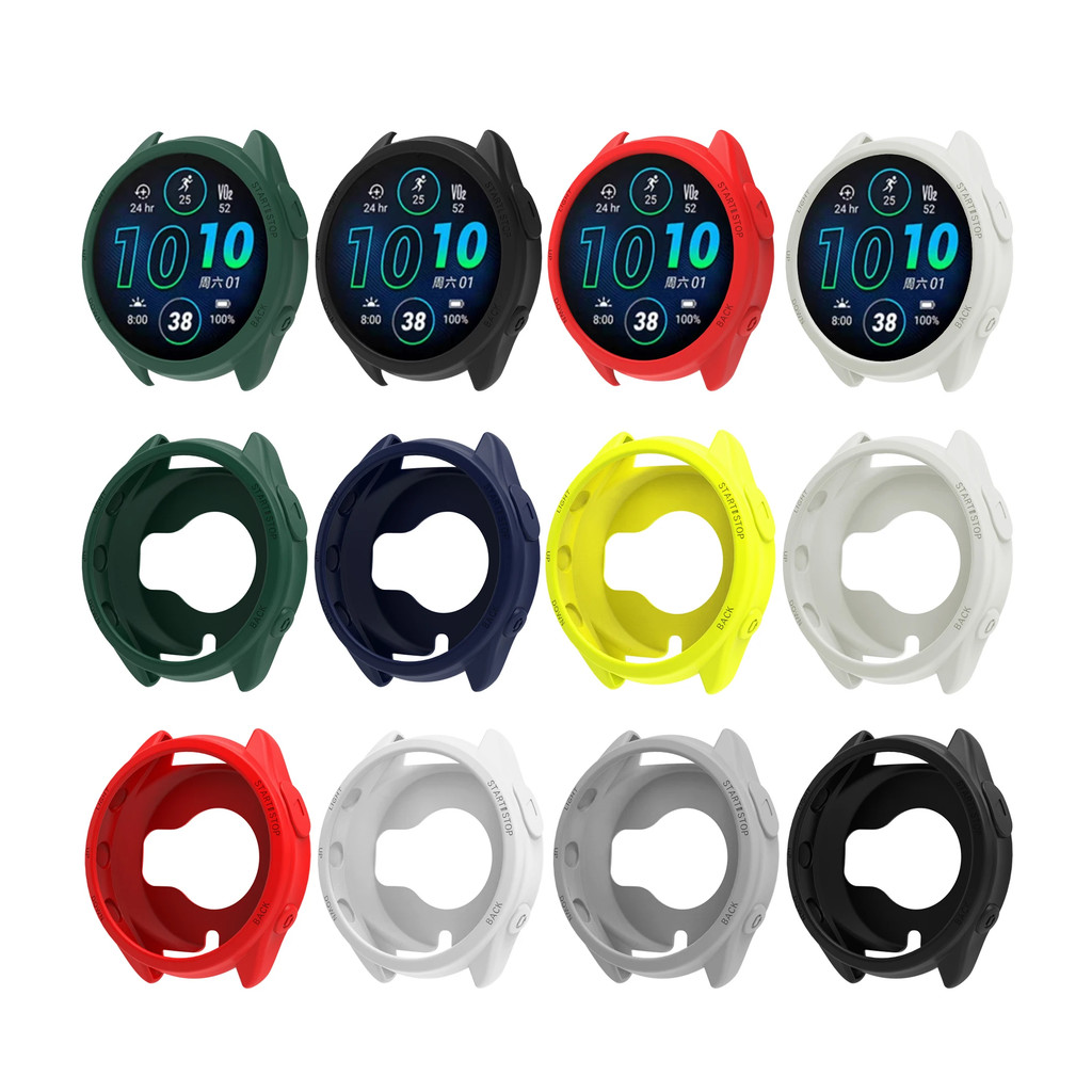 Capa Protetora De Silicone Para Garmin Forerunner 965 , Acessórios De Substituição SmartWatch , Tela