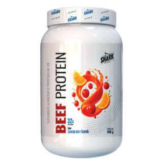 Whey Beef Protein Zero Lactose Pote 900g Shark Pro Laranja Com Acerola em Oferta na Shopee