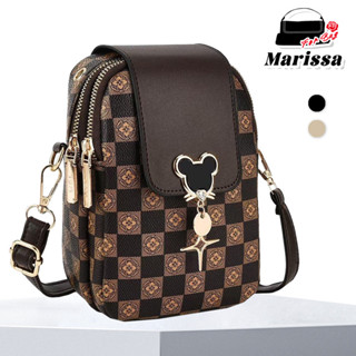 Marissa Bolsa Transversal Feminina Mini Quadriculada Shoulder Bag Diária Viagem Leve Decoração Mickey em Oferta na Shopee
