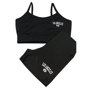 Conjunto Academia SHORT e TOP LOS ANGELES em Oferta na Shopee