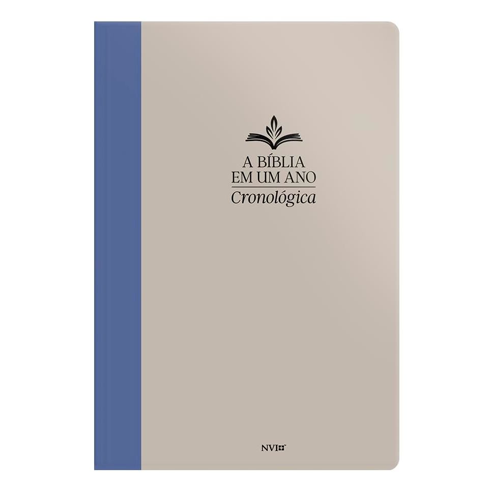 A Bíblia Em Um Ano | Cronológica | NVI | Capa Dura Cinza