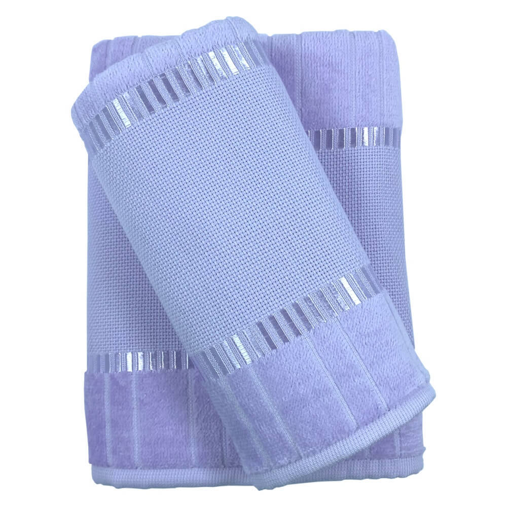 Kit Toalhas Banho e Rosto Bella para Bordar com 2 unidades - Dohler em Oferta na Shopee