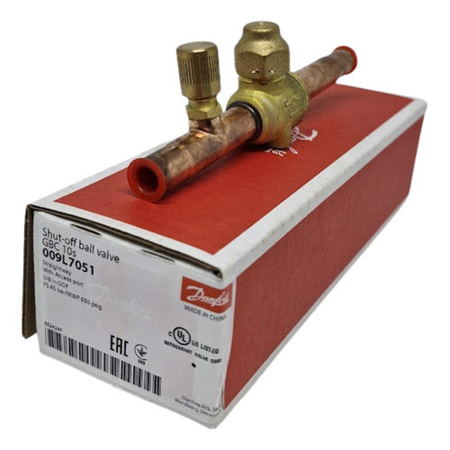 Valvula Esfera Danfoss Gbc 3/8 Com Schrader 009L7051