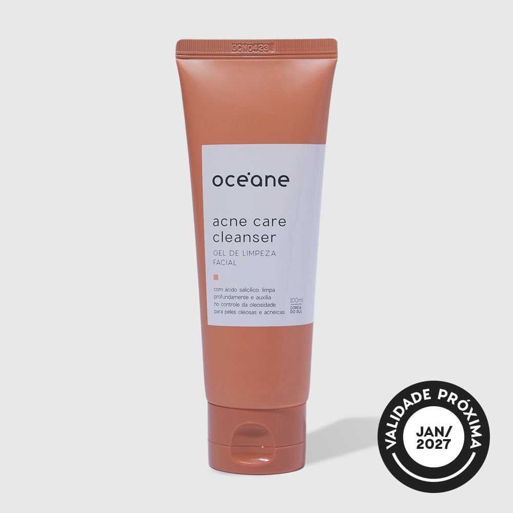 Gel de Limpeza Facial com Ácido Salicílico – Acne Care Cleanser 100ml