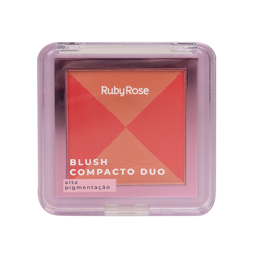 Blush Compacto Duo - HBF585 - Ruby Rose