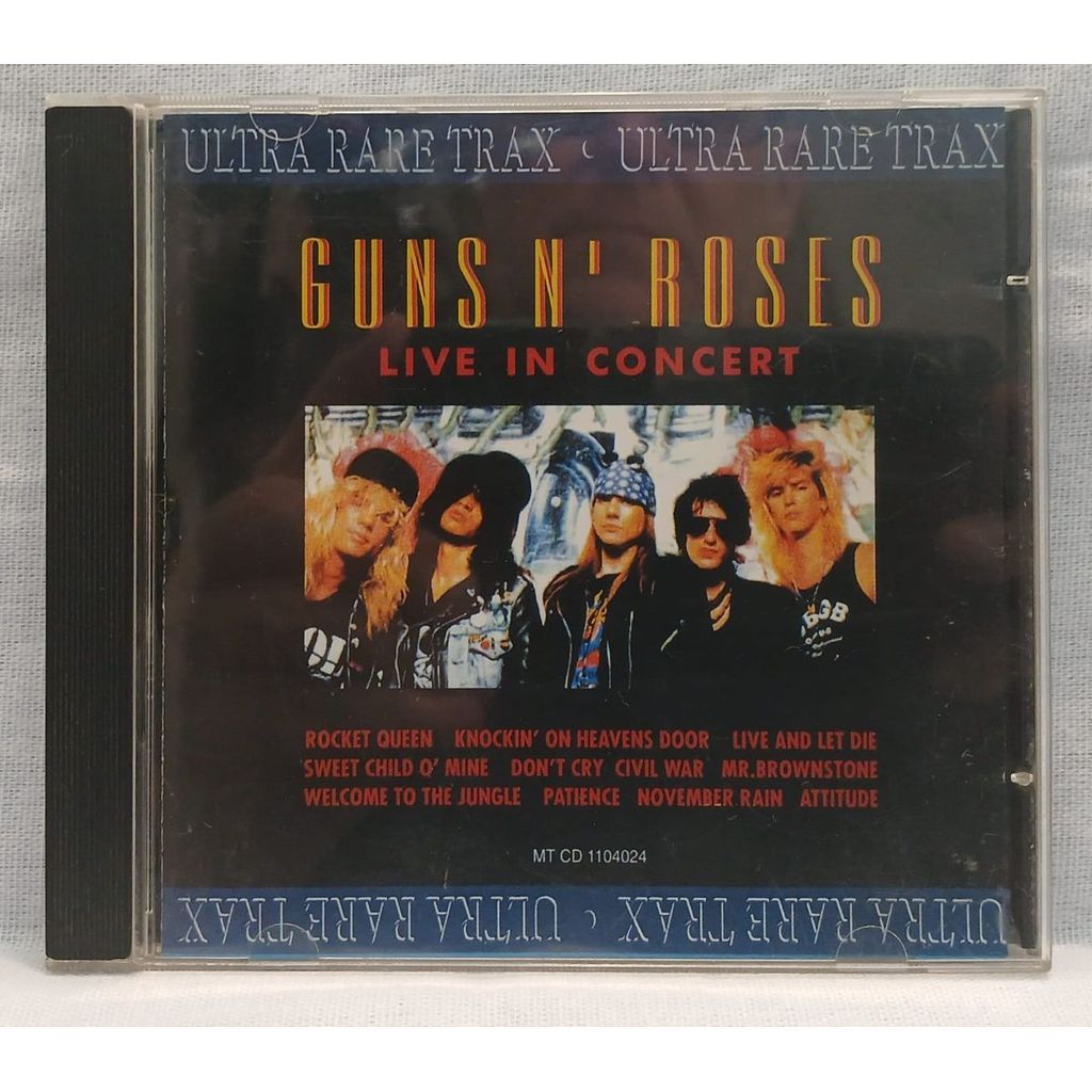 CD Usado Guns N' Roses  Live In Concert Muito Bom
