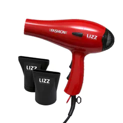 Secador Profissional Fashion Vermelho (2150W / 2200W) - Lizz Pro
