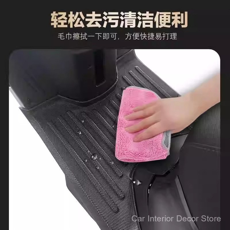 Adequado para a motocicleta Wuyang Honda NWX125, tapete de cobertura total em TPE, à prova d'água, antiderrapante, com a