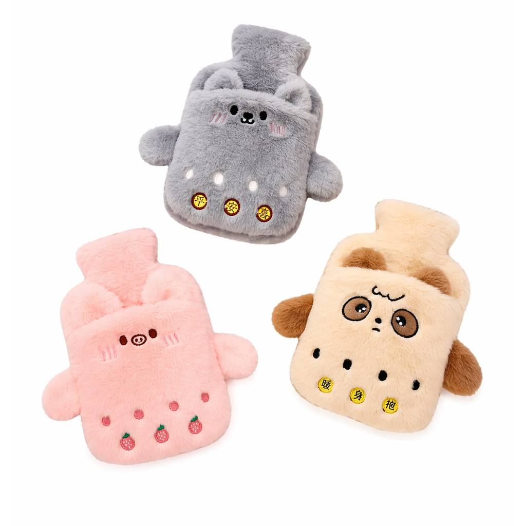 Bolsa Térmica Pelúcia 1 Litro – Conforto Quente para Dores e Cólicas