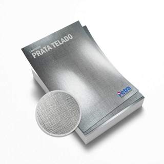 Laminado Prata - Telado - A4 180g/m² - 20 folhas em Oferta na Shopee