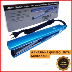Chapinha Profissional Nano Titanium 450°F | Prancha Alisadora Bivolt