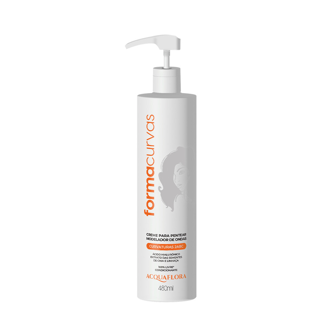 Acquaflora Forma Curvas 2ABC - Creme para Pentear 480ml