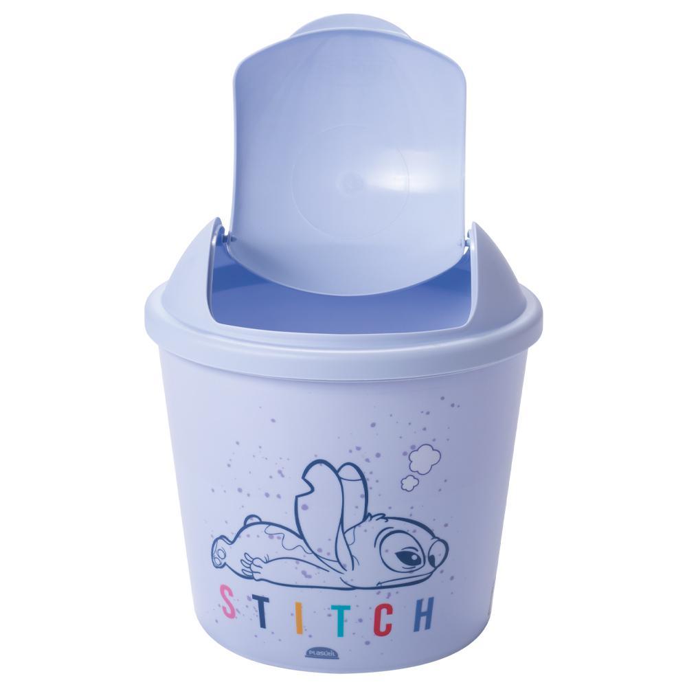 Lixeira Stitch com Tampa 2 L Plasútil