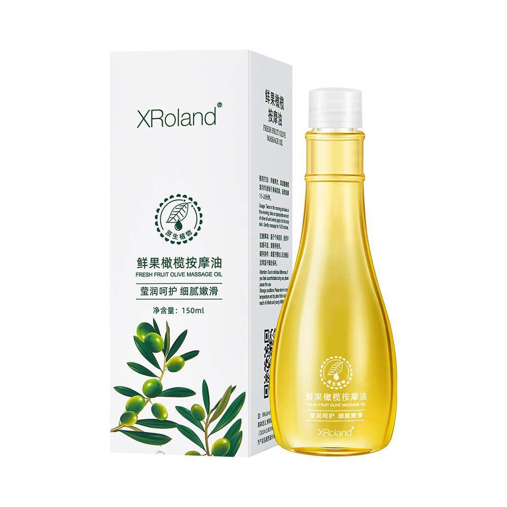 XRoland Fresh Olive Massage Oil , Natural Olive Body Massage Oil Hydrate Skin Relax Muscle Spa Body Care Oil