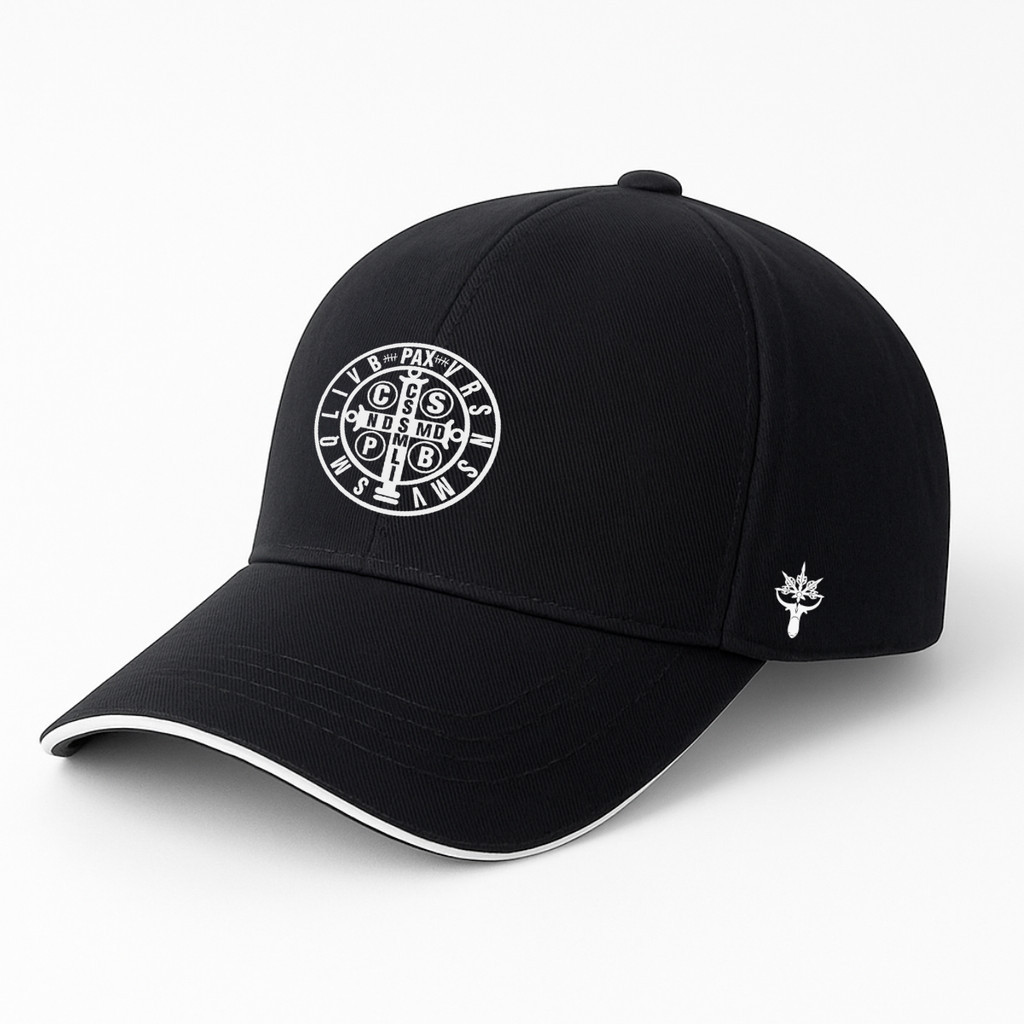 Bone Medalha De São Bento Tecido Premium