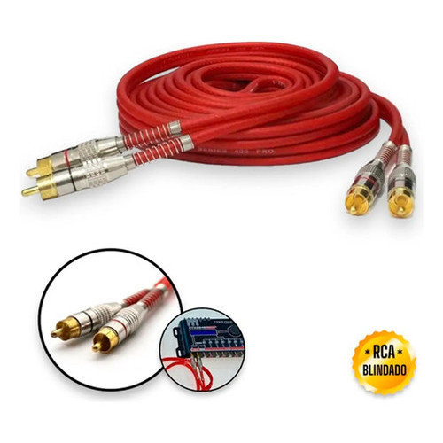 MÓDULO TARAMPS HD 2000 2 OHMS + CABO BLINDADO SOM AUTOMOTIVO — imagem 2 de 2