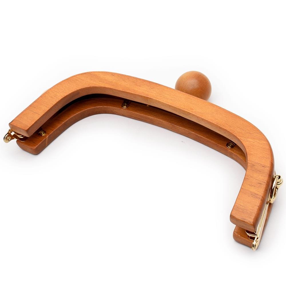 Fecho da Vovó Madeira e Metal BSTM21 Caramelo 21cm - Botelho