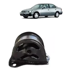 Coxim Calço Motor Traseiro Central Honda Civic 1992/2000 Preto