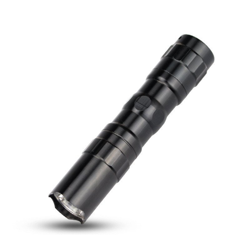 Lanterna LED Mini de Longo Alcance e Alta Luminosidade, Bateria AA, Liga de Alumínio, para Emergências Domésticas, Campi