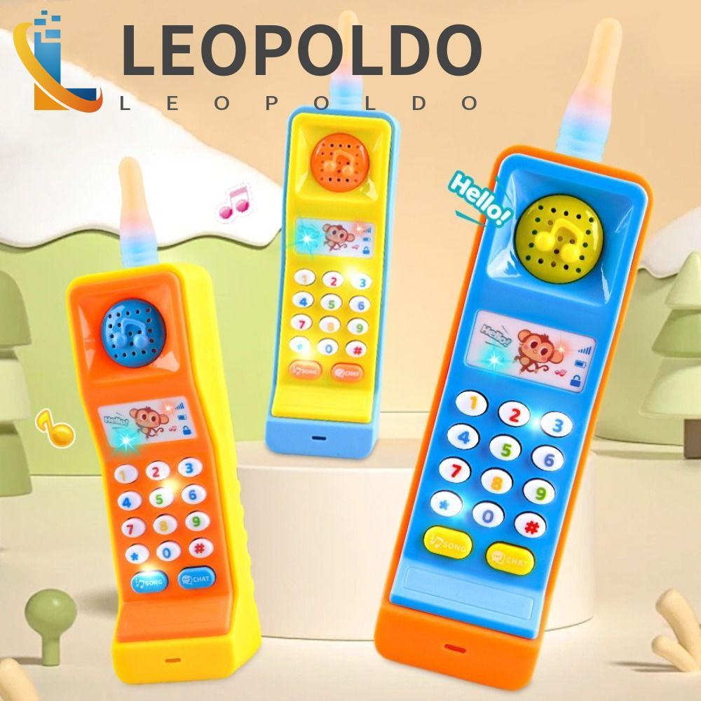 Brinquedo Do Telefone Móvel LEOPOLDO , Brinquedos Eletrônicos Bebê Da Simulação , Crianças Bonitos Dos Desenhos Animados