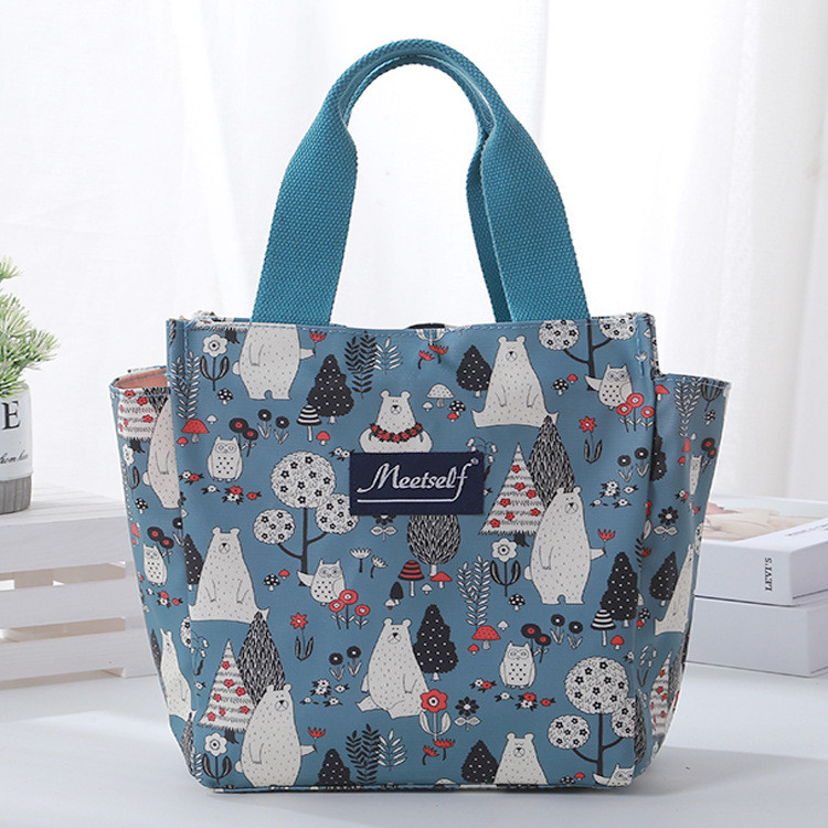 Saco pequeno de trabalho com sacola de arroz feminino Commuter mãe bebê saco mãe passeio bebê para fora Oxford pano leve