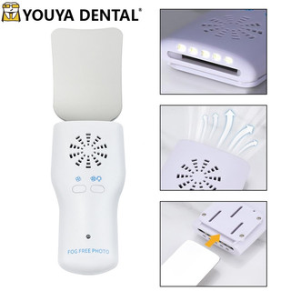 1 Conjunto De Espelhos Dentários Antiembaçantes , Espelho Intraoral Sem Neblina De Aço Inoxidável Com Refletores De Luz