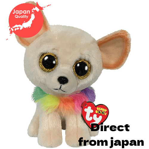 【diretamente do Japão】Ty Beanie Boo's Chuwi L pelúcia Chihuahua colorido 36460【Estoque limitado!】