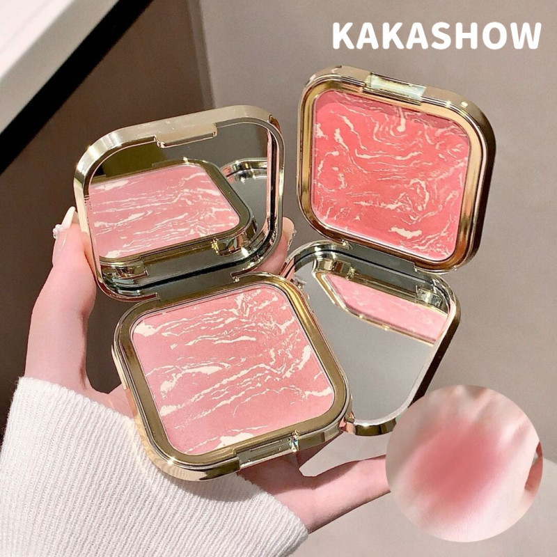 KAKASHOW Blush Macio Brilho Gradiente Natural Fosco Maquiagem Duradoura À Prova Dwaterproof Água Dicas Melhorar A Tez Mu