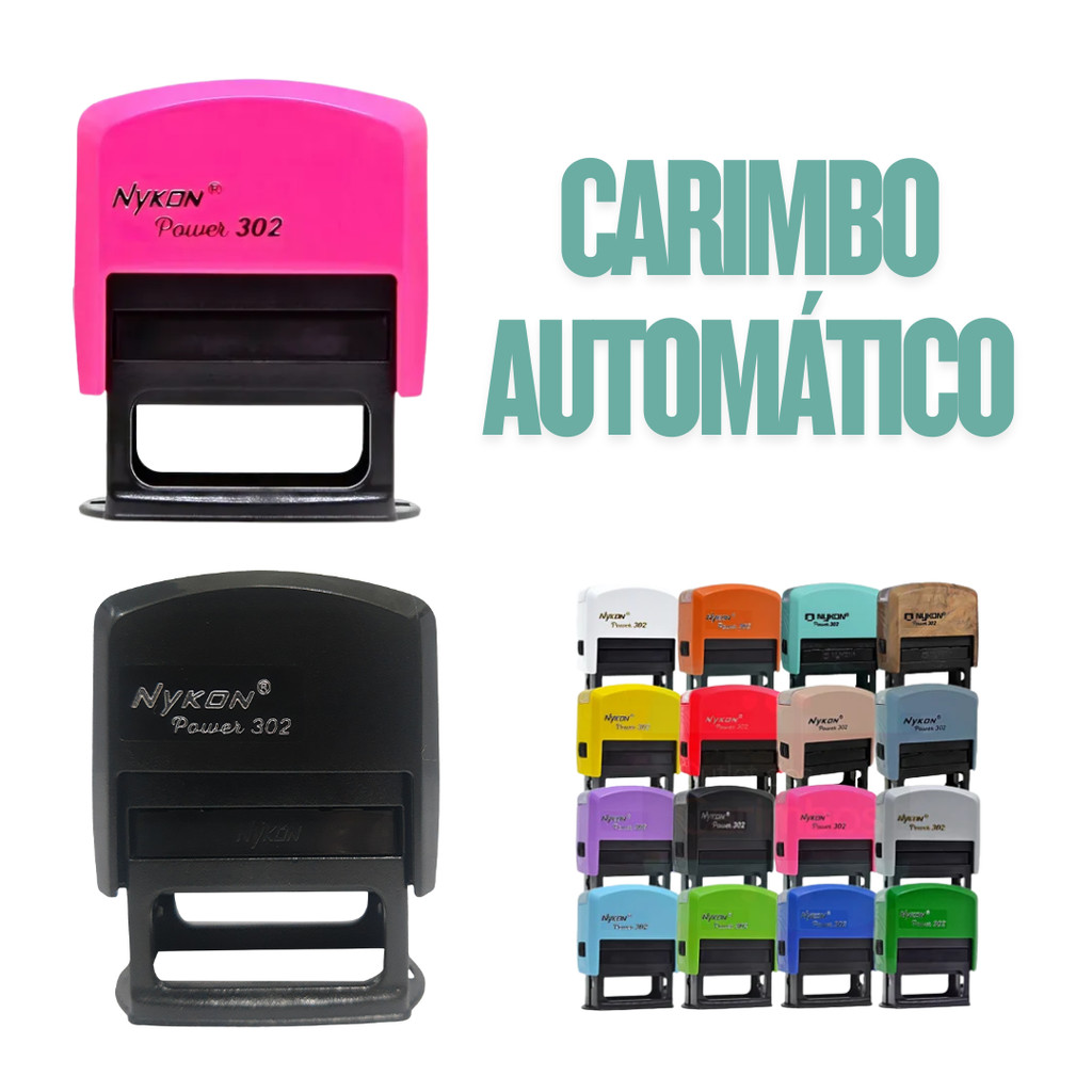 Carimbo Automático Com Seus Dados - Uso Profissional