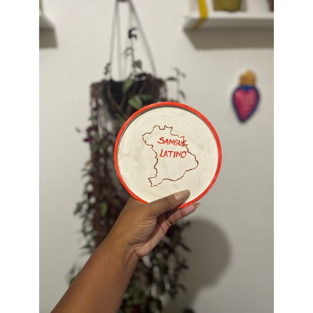 Quadrinho Sangue Latino - Decoração Artesanal com Identidade Latino-Americana