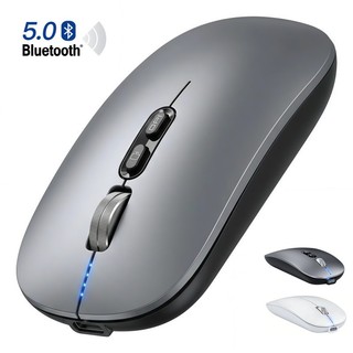 Mouse Bluetooth 5.1 Recarregável Sem Fio P/ Macbook Air/pro