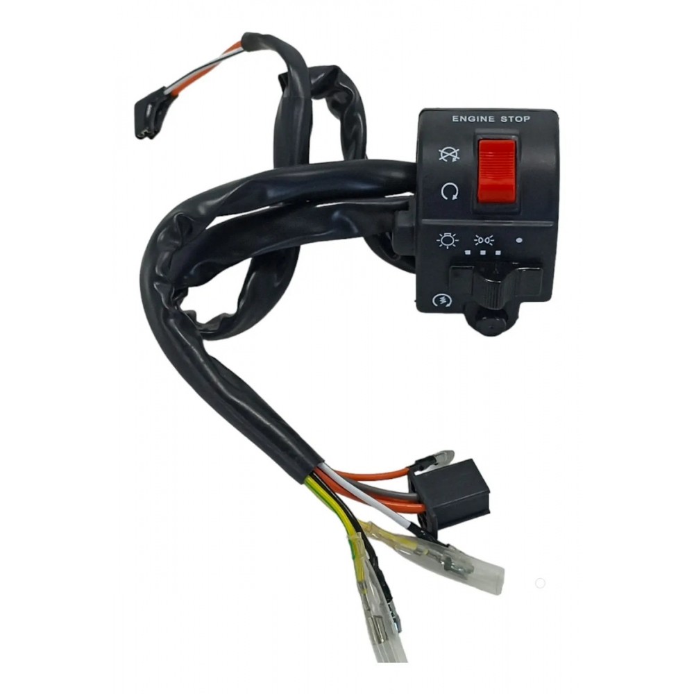 Interruptor Guidão Chave Punho De Luz Partida Yes 125 Até 2007 Intruder 125 até 2010 Lado Direito
