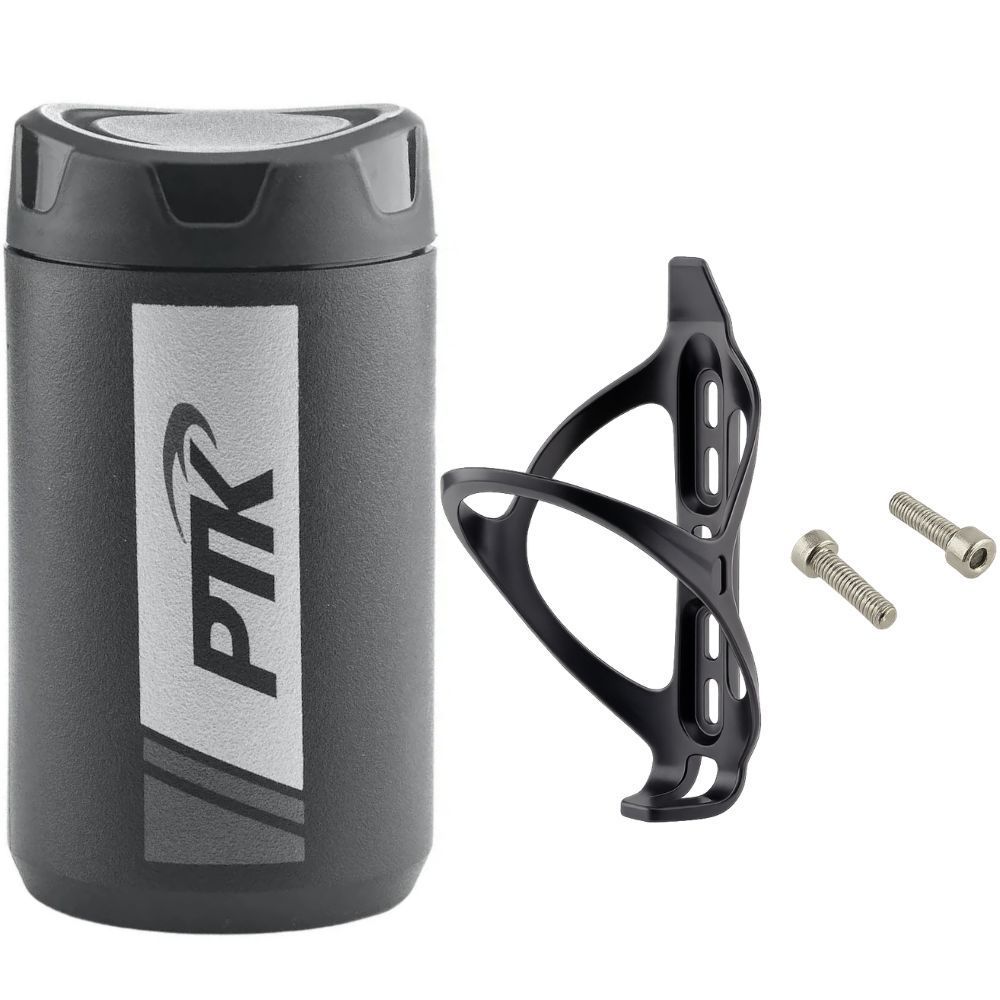 Garrafa Porta Treco Objeto Ferramenta Caramanhola Bike 500ml Ptk Varias Cores + Suporte em Oferta na Shopee