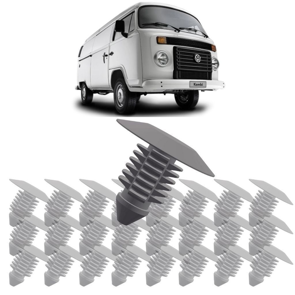 10 Presilhas Grampo Revestimento Forro Porta Vw Kombi