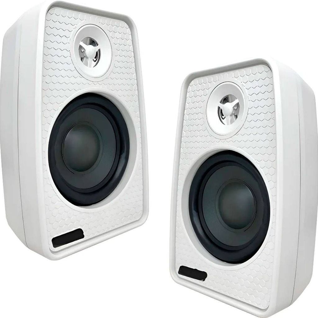 Caixa de Som Ambiente 140W RMS LeSon Resistente à Água Branca em Oferta na Shopee