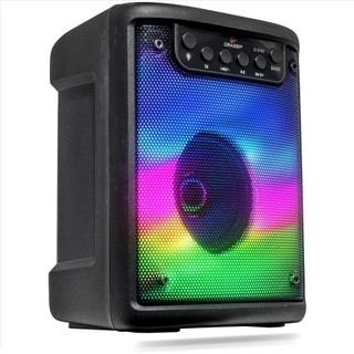 Caixa Som Bluetooth Portátil FM Integrado Luminosa Led RGB Potente Amplificada Aux P2 P10…