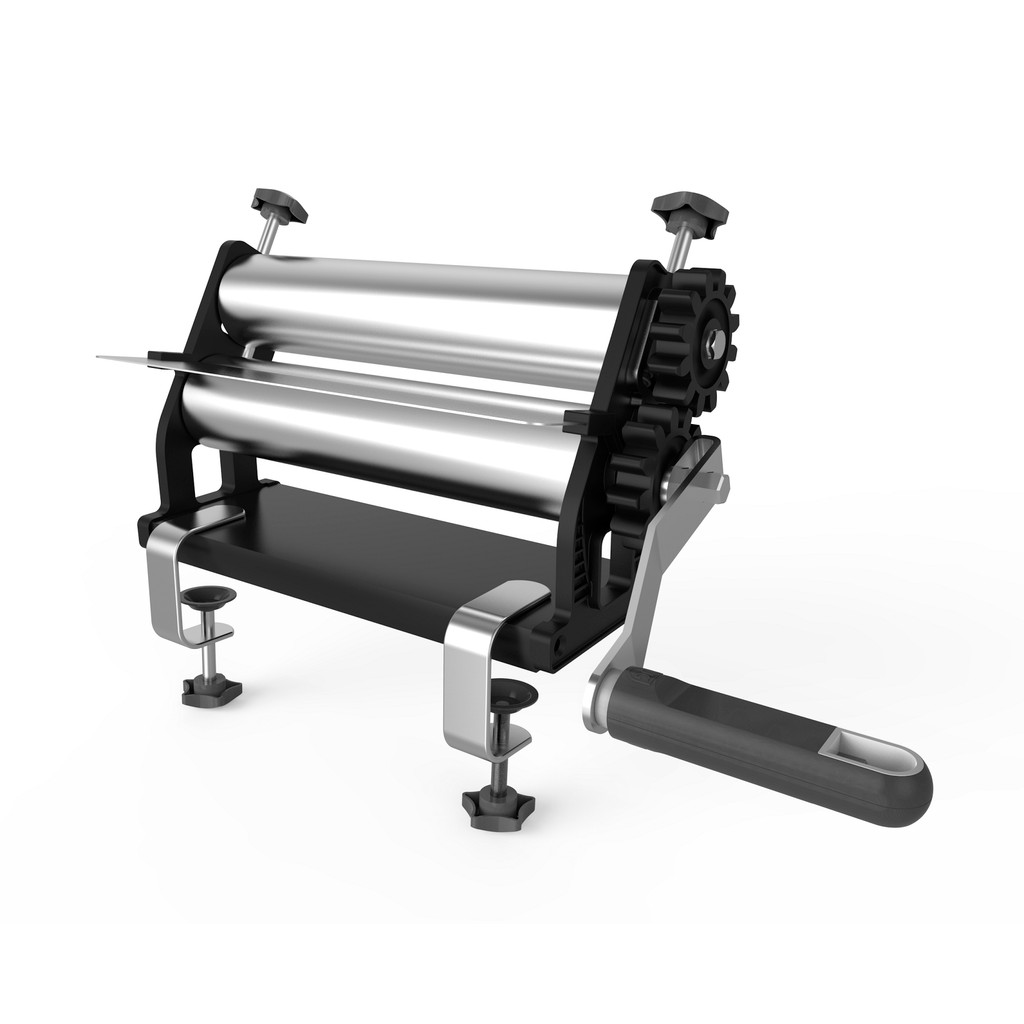 Cilindro de massas 40cm cromado pão pastel pizza lasanha laminador sova master resistente laminar