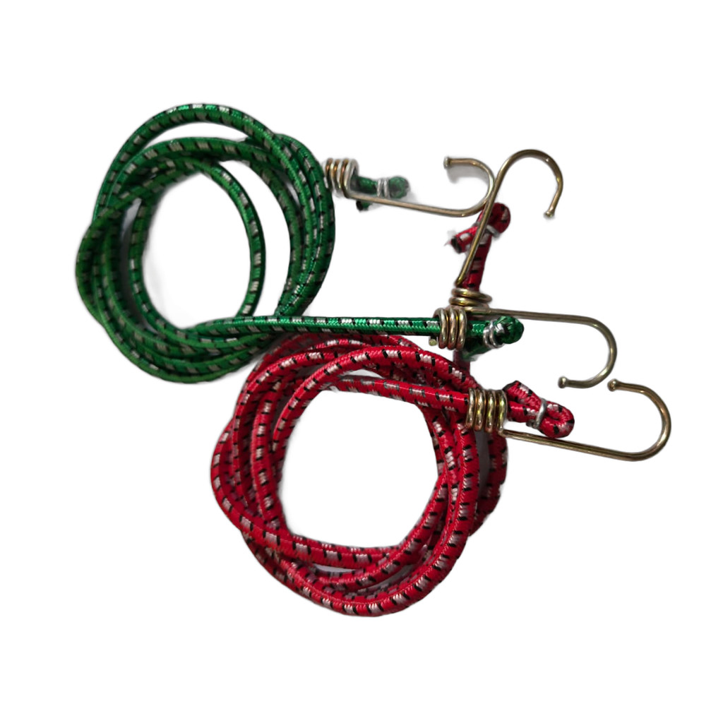 Kit 2 Elástico Bagageiro Carga Extensor Gancho Ponta Plástico de 1,50 metro em Oferta na Shopee