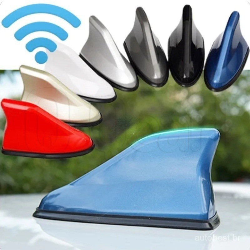 Antena de barbatana de motor de carro Geral Tubarão/Rádio Autoadesiva Modificação Frontal Acessórios de Decoração Trasei