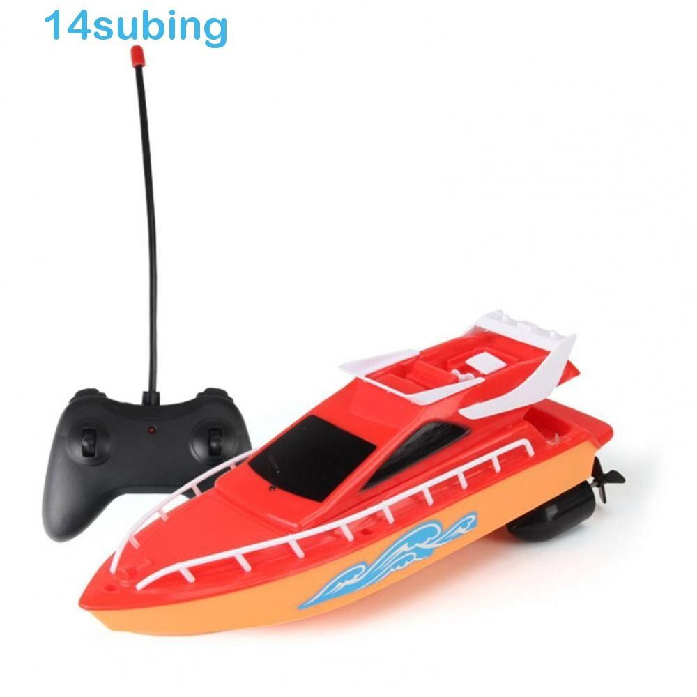 Barco Eletrônico SUBING , Lancha De Controle Remoto De Forte Potência À Prova D'água , RC Plsático Para Jogos Aquáticos