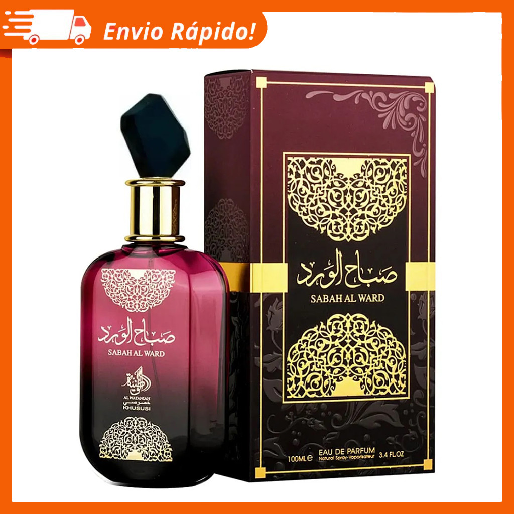 Perfume Feminino ÁRABES SABAH AL WARD 100ML Al Wataniah Eau de Parfum Edp Original