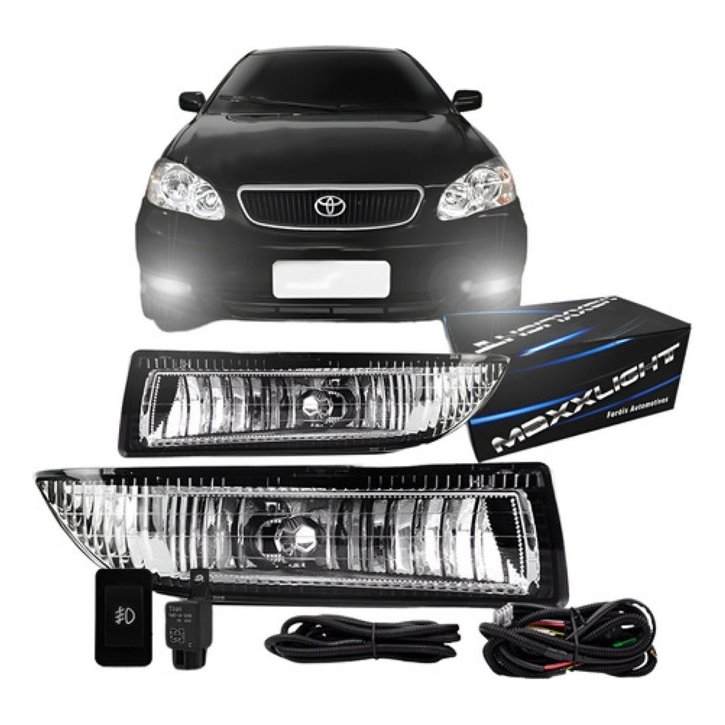 Kit Farol Neblina Milha Corolla Fielder 2003 2004