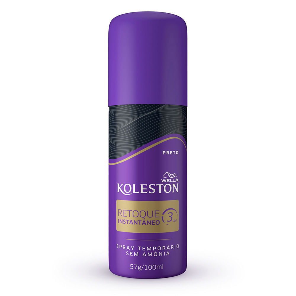 Koleston Retoque Instantâneo Preto Spray 100ml