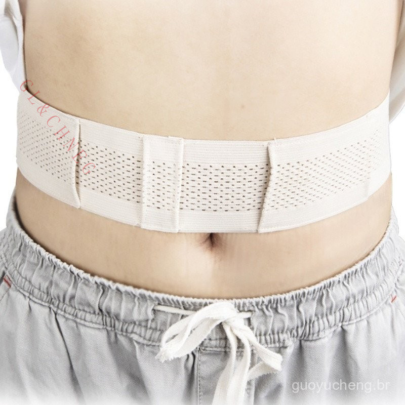 [Dialise Peritoneal Protetor De Cateter De Cintura De Cinto De Diálise Abdominal Ajustável Dispositivo De Fixação Do Apo