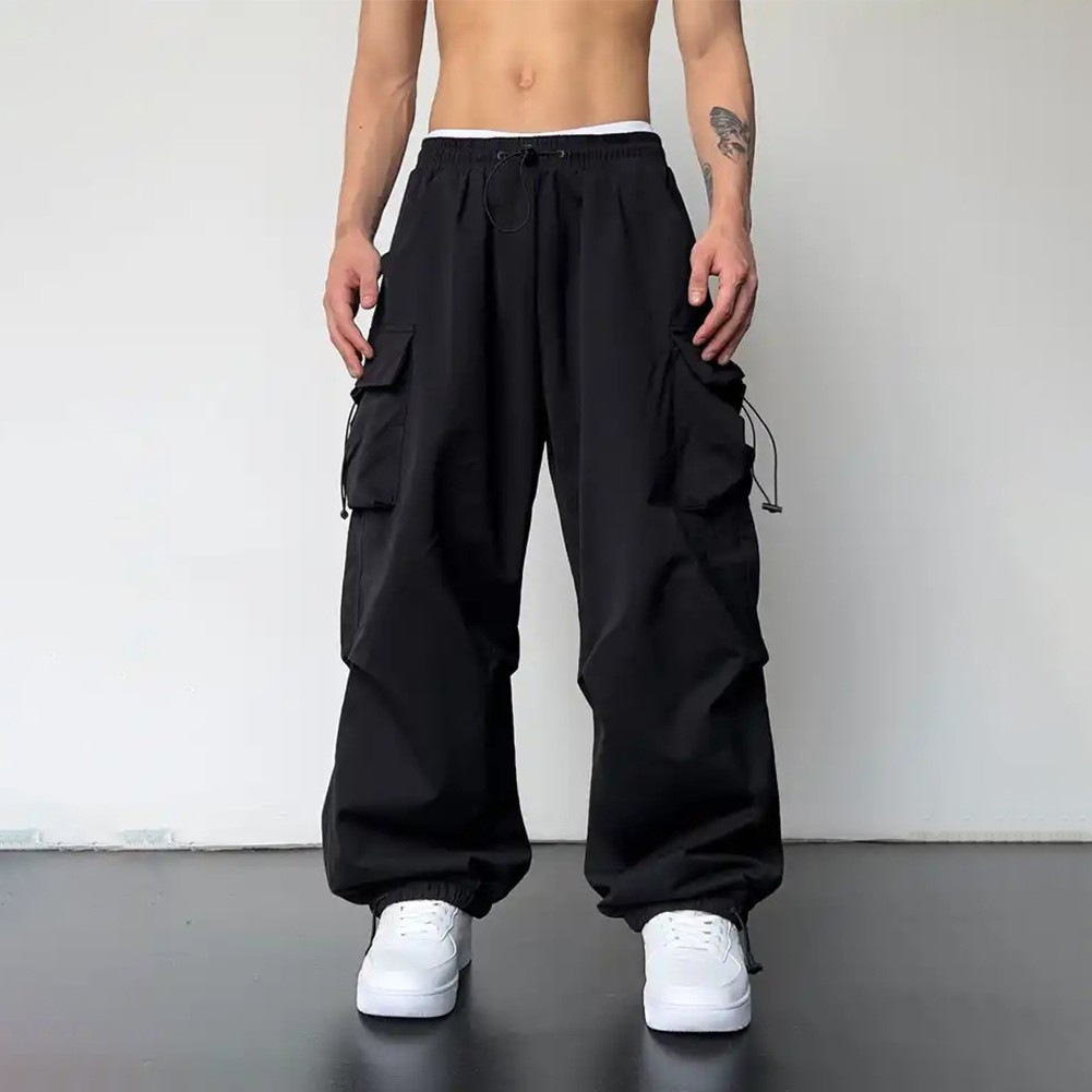 Streetwear Masculino Vintage Y2k Hip Hop Calças De Perna Larga Jogger Baggy Casual Sweatpants