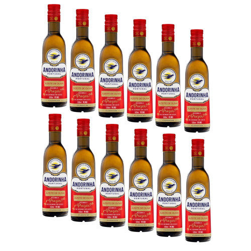 Azeite de Oliva Tipo Único Português Vidro 500ml com 12 Unidades Andorinha em Oferta na Shopee