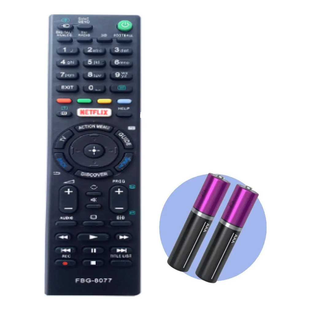 Controle Remoto Smart Compatível C/ Sony C/ Netflix