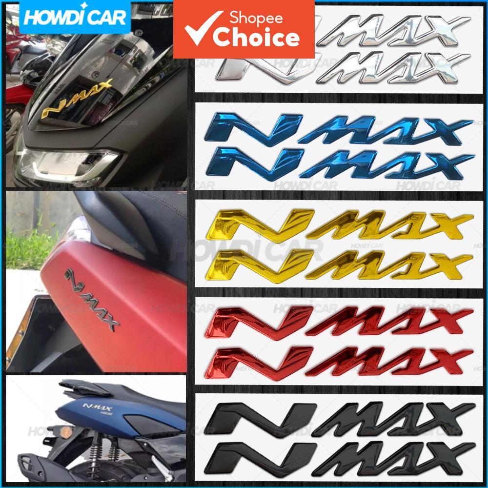 Melhor Novo 1/2 peças adesivo macio para motocicleta com logo decals para Yamaha NMAX N MAX N-MAX 155