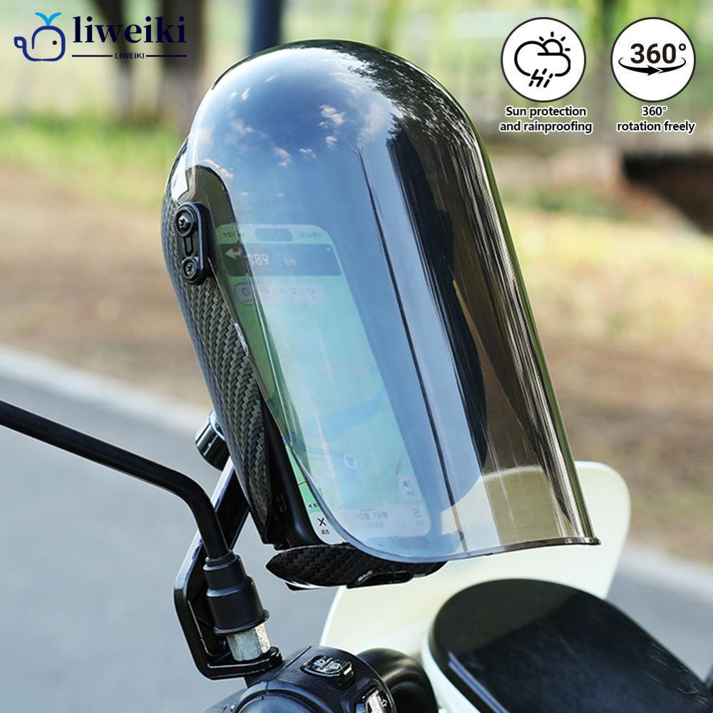 LIWEIKI Scooter Elétrico Suporte Do Telefone Capa De Chuva Motocicleta Equitação Montar Protetora Protetor Solar Titular